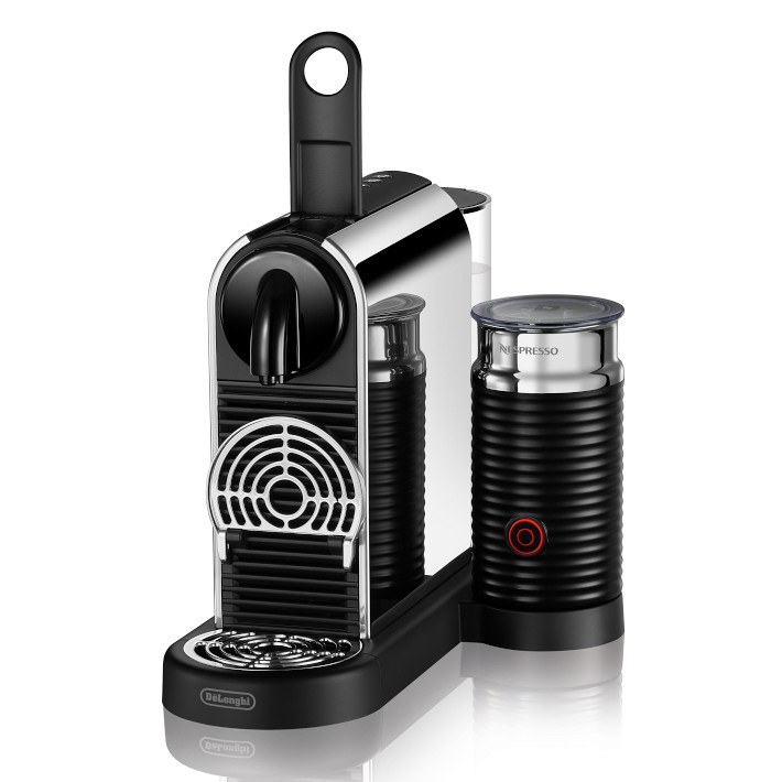 Nespresso Citi & Milk Espresso Machine by De'Longhi, Black 