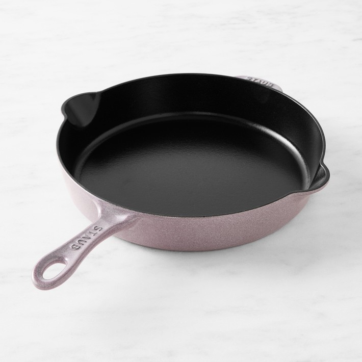 Staub Enameled Cast Iron Traditional Deep Skillet, 11"-lillac