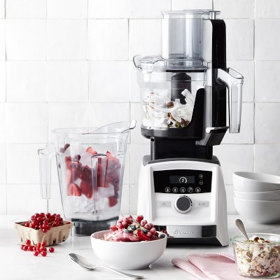 Vitamix A2500 BPA-Free White Blender with Food Processor Attachment +  Reviews