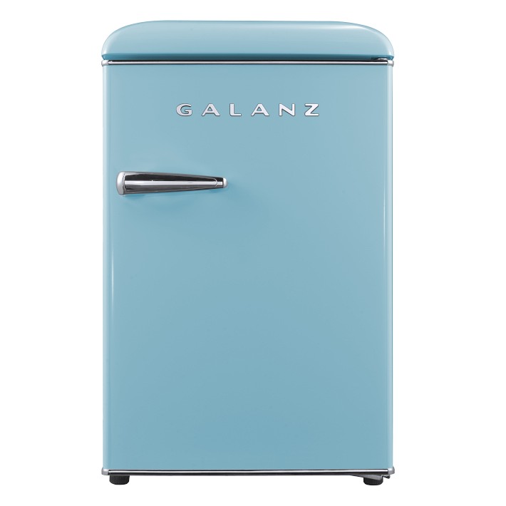 Galanz - Retro 10 Cu. ft Top Freezer Refrigerator - Black