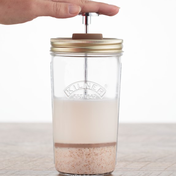 Kilner Nut Milk Maker Jar Set DIY Nut Milk Williams Sonoma