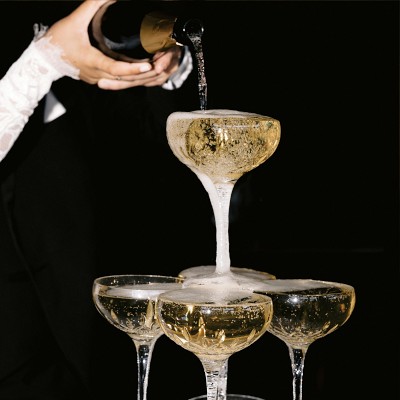 Waterford Lismore Essence Champagne Saucers, Set of 2 | Williams