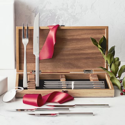 Williams-Sonoma - Thanksgiving 2016 Catalog - Wusthof Stainless-Steel  10-Piece Steak & Carving Knife Set