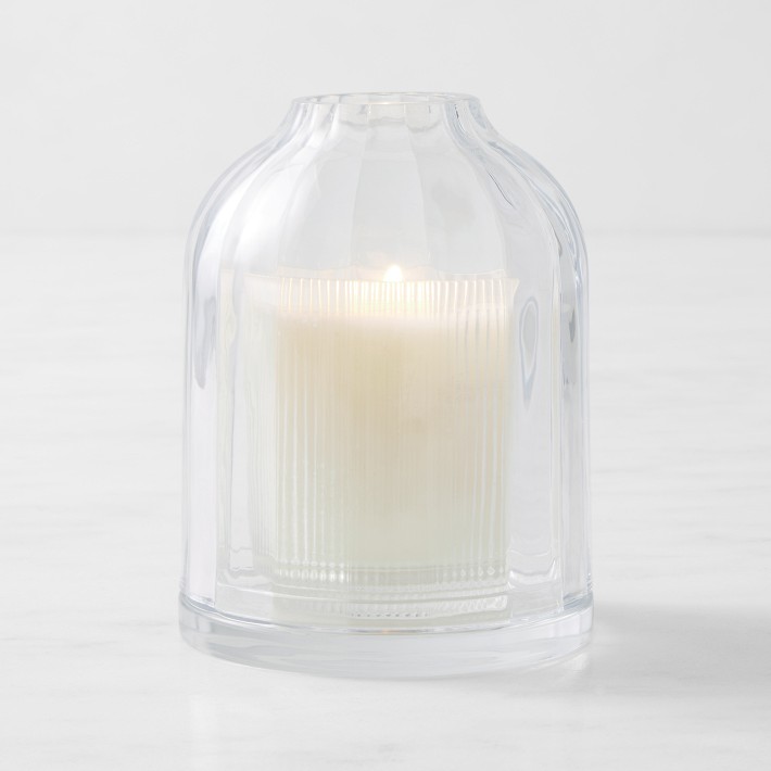 Newly designed square clear glass candle jars with lids,Sunny Glassware