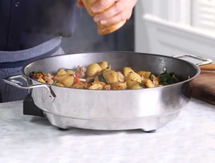 AllClad 7Qt. Nonstick Electric Skillet Williams Sonoma