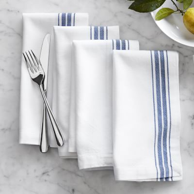 Open Kitchen by Williams Sonoma Restaurant Stripe Cloth Napkins