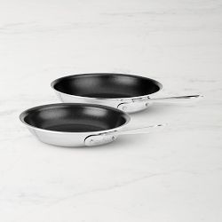 All-Clad D3® Tri-Ply Stainless-Steel Nonstick Fry Pan Set, 8" & 10"