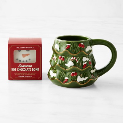 Hot Chocolate Bomb & Pottery Mug Gift Set