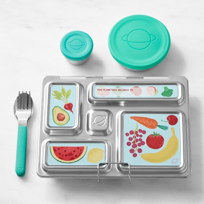 Williams Sonoma PlanetBox Rover Fruits and Veggies Lunchbox Set