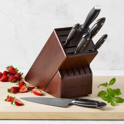 Zwilling Bob Kramer Damascus Steel Knife Block, Set of 7 | Williams Sonoma