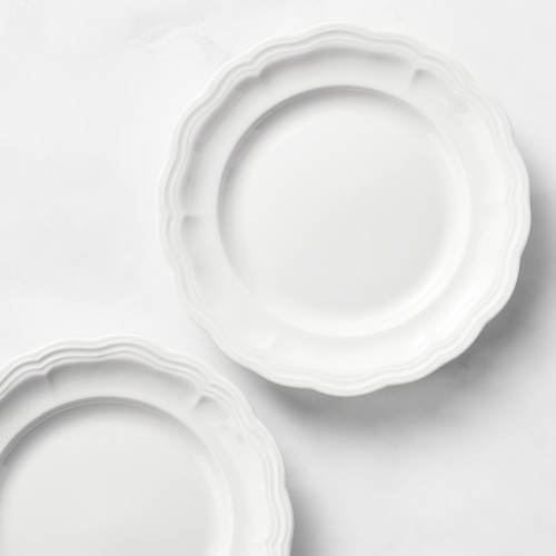 Pillivuyt Queen Anne Porcelain Salad Plates, Set of 4