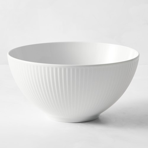 Pillivuyt Plisse Porcelain Serve Bowl