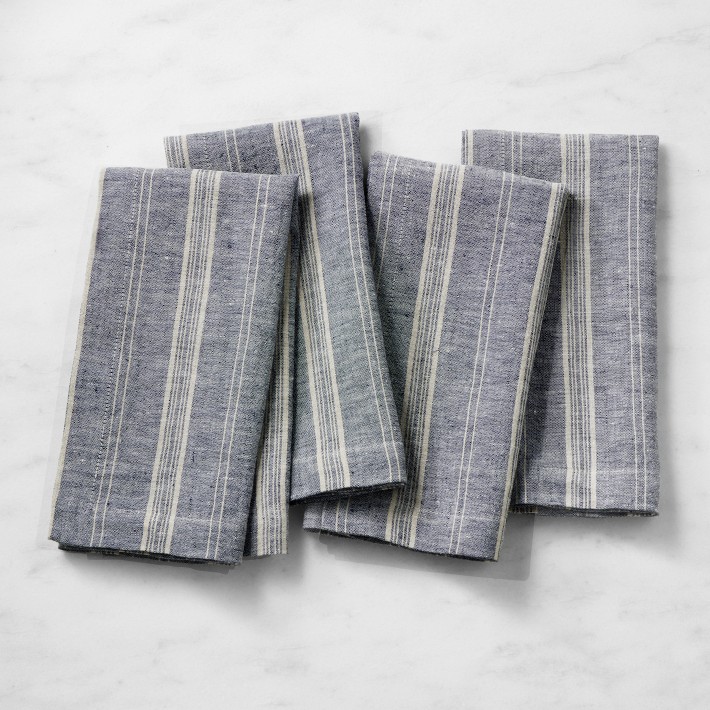 Provence Stripe Napkins, Set of 4