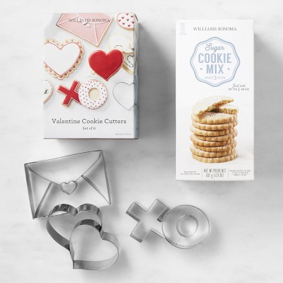 Williams Sonoma Valentine's Day Conversation Heart Cookie Cutters, Set of 4