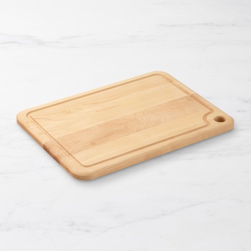 Williams Sonoma Maple Notch Cutting & Carving Board, 16 X 12