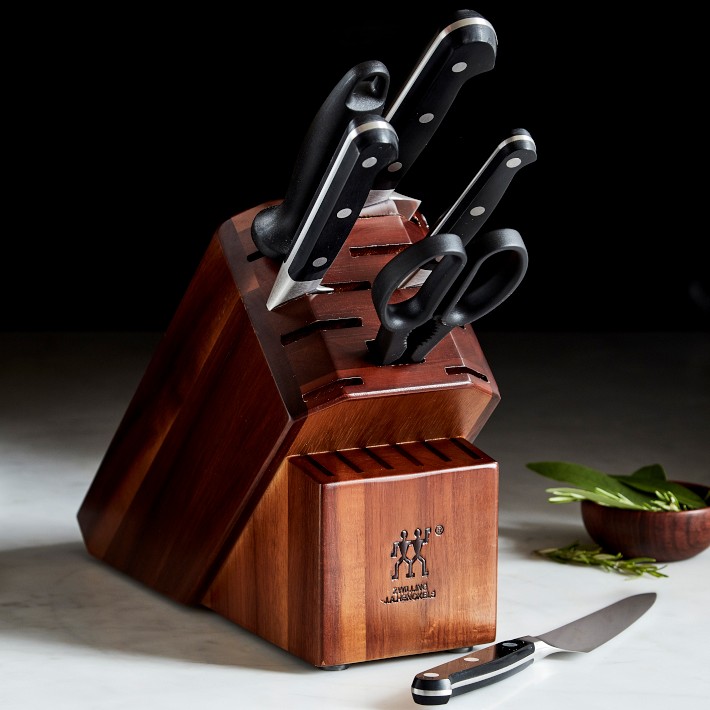 This 14-piece knife set with a built-in sharpener cuts everything 'like  butter' and is $120 off at , Thestreet