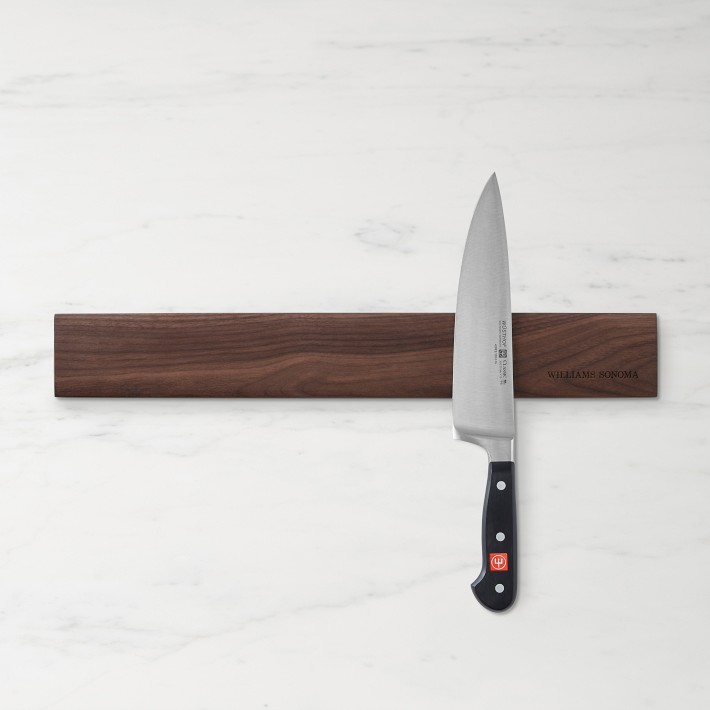 Knife Set + Wall-Mounted Knife Holder + Sharpener Bundle - Chef's