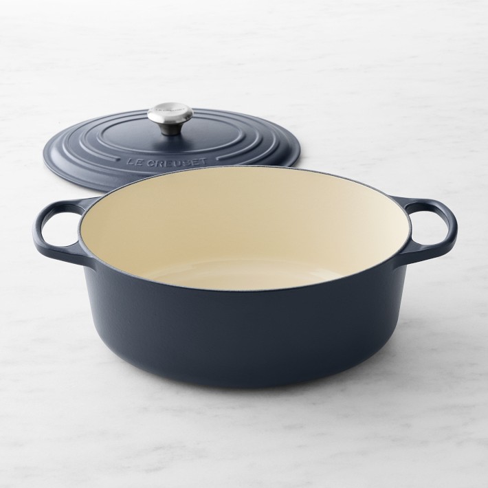 Le Creuset 15 1/2 Qt. Signature Oval Dutch Oven w/Stainless Steel Knob –  Chef's Arsenal