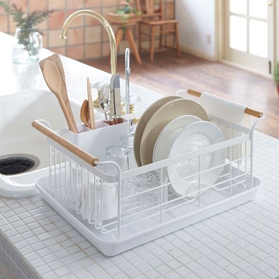 Modern White Kitchen Drying Rack