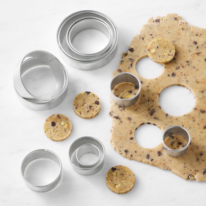 Rolling Dough Cutter - Round Baking Cutter Roller - Circle Cookie Cutters