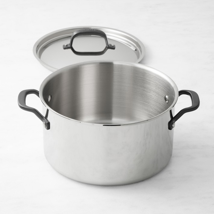Kitchenaid 5-Ply Clad Stainless Steel Stockpot With Lid, 8-Quart