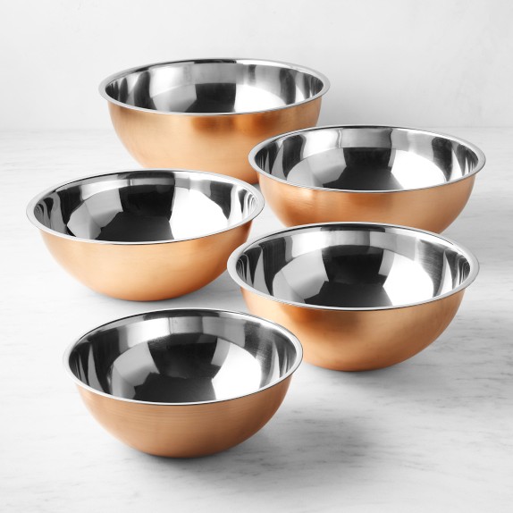 Williams Sonoma Copper Mixing Bowls, Set of 5 | Williams Sonoma