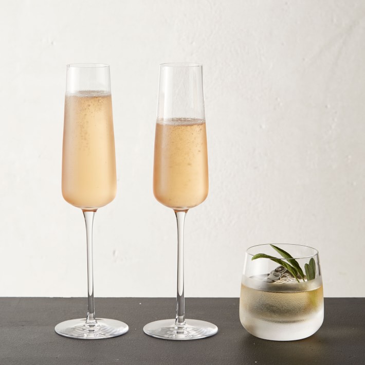 Williams Sonoma Estate Champagne Wine Glasses | Williams Sonoma