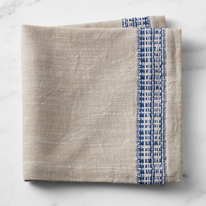 France Stripe Napkins, Set of 4