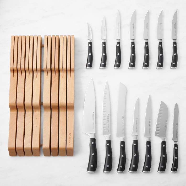 Premier Forged Knife 17-Piece In-Drawer Knife Block Set