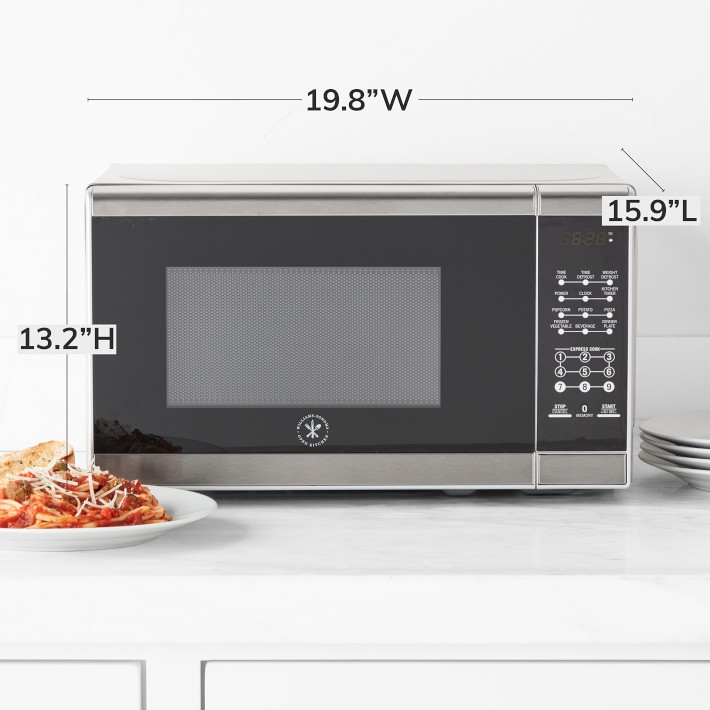 West Bend 0.7 Cu. Ft. 700 Watt Compact Kitchen Countertop Microwave Oven,  Black, 1 Piece - Foods Co.