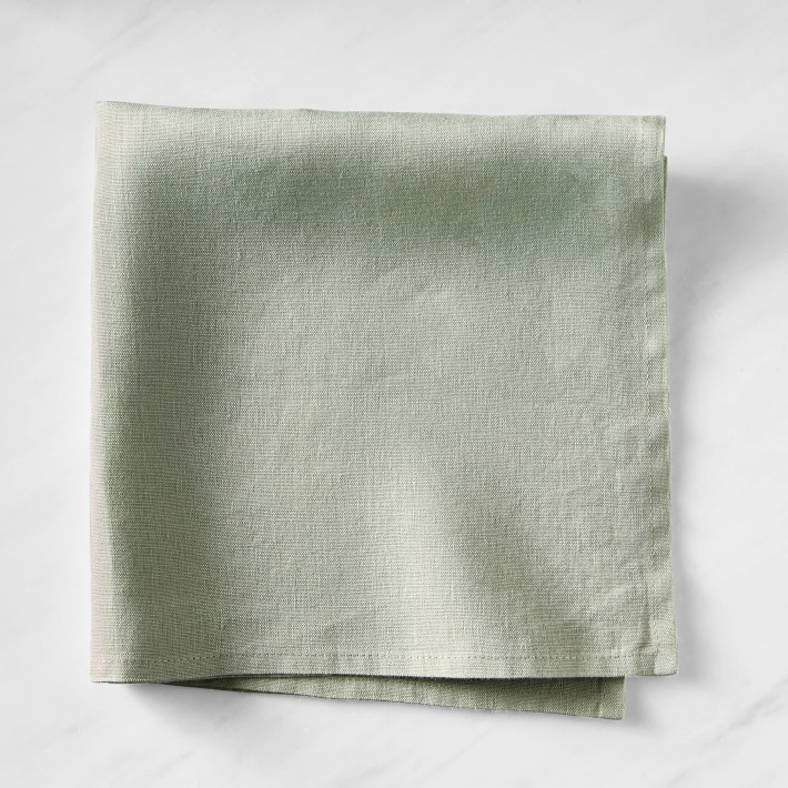 Italian Washed Linen Napkins, Set of 4