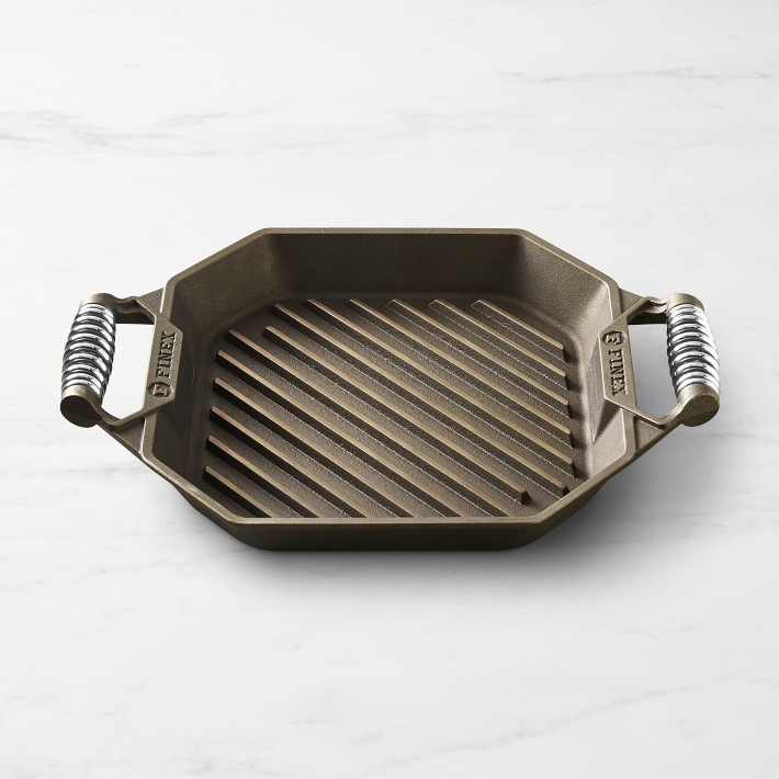 FINEX Cast-Iron Double-Handled Grill Pan - 12