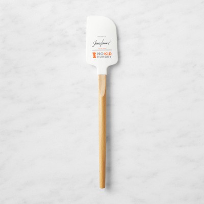 Williams Sonoma Sicily Orange Silicone Wood Spatula, Medium