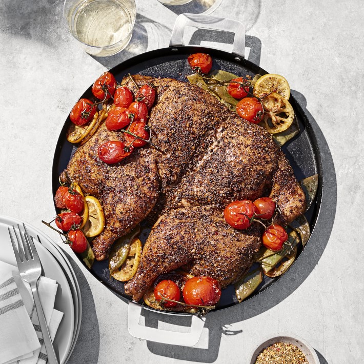 Williams-Sonoma Elite Hard-Anodized Nonstick 20-Inch Double Griddle with  Roasting Rack