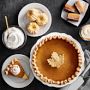 Sweet Jane's Pumpkin Pie with Leaf, Serves 8-10