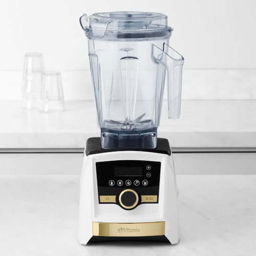 Vitamix A3500 Ascent Series Blender, White with Gold Accents