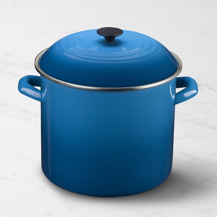 Le Creuset Enameled-Steel Stock Pot 16qt