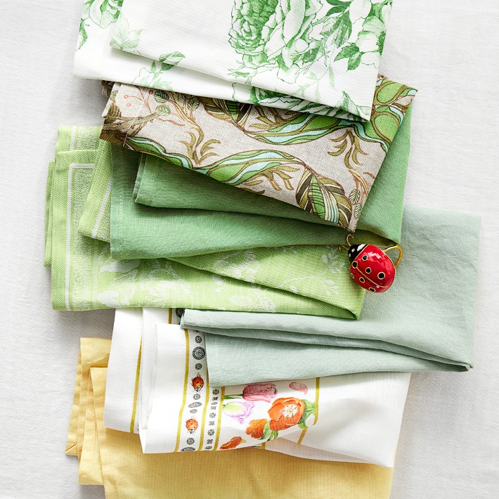 Sustainable Linen Butterfly Napkins (set of 6)