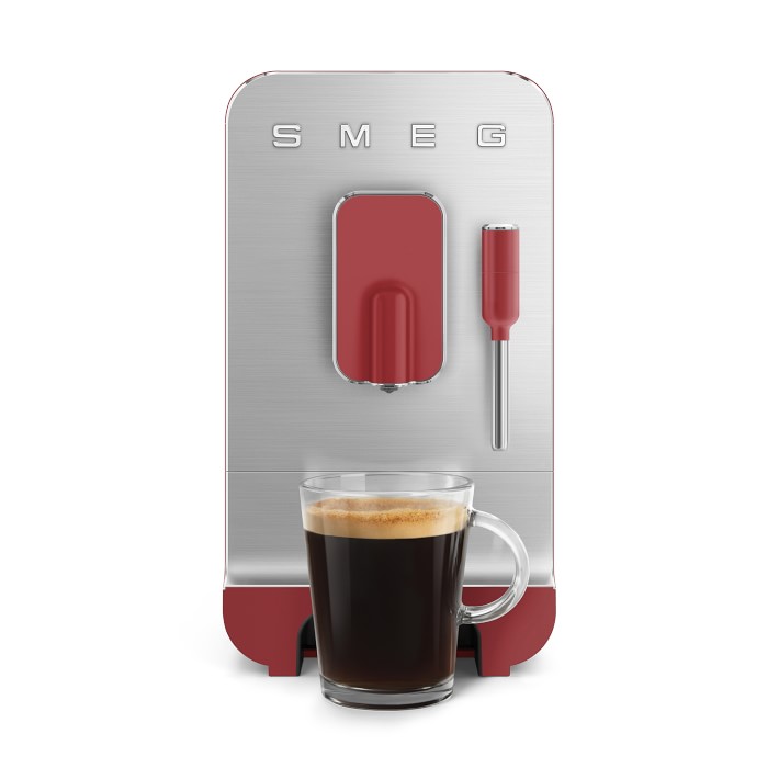 Smeg Fully Automatic Coffee Machine with Steamer - Taupe