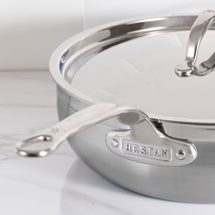 Professional Clad Stainless Steel Skillets – Hestan Culinary