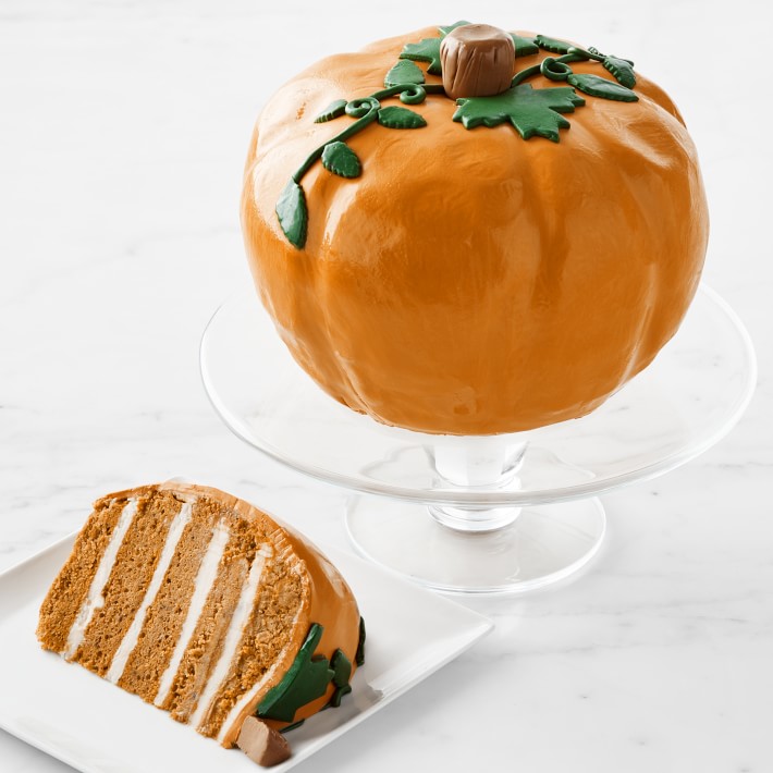 Five-Layer Pumpkin Shaped Cake, Serves 15
