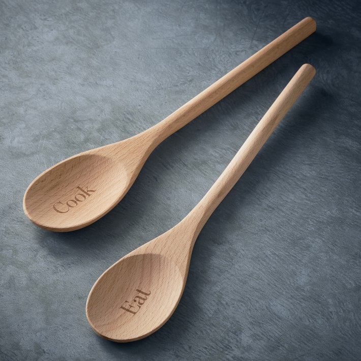 Open Kitchen by Williams Sonoma Etched Spoon Set