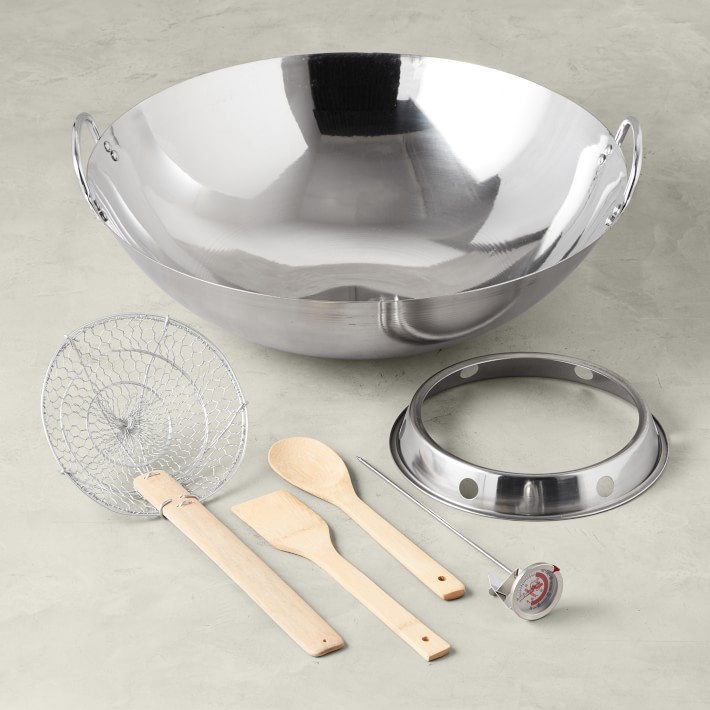 King Kooker Outdoor Cooker Package with StainlessSteel Wok Williams