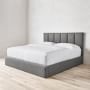 Kennedy Channel-Tufted Upholstered Bed &amp; Headboard