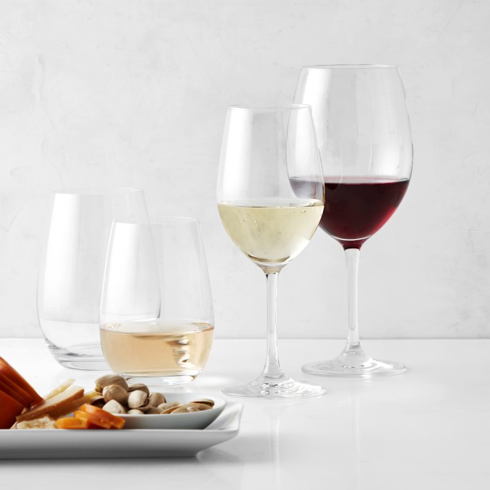 Open Kitchen by Williams Sonoma Stemless White Wine Glasses Set of 4