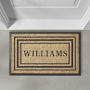 Williams Sonoma Triple Picture Frame Doormat, 22x36
