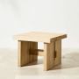San Clemente Natural Teak Outdoor Side Table