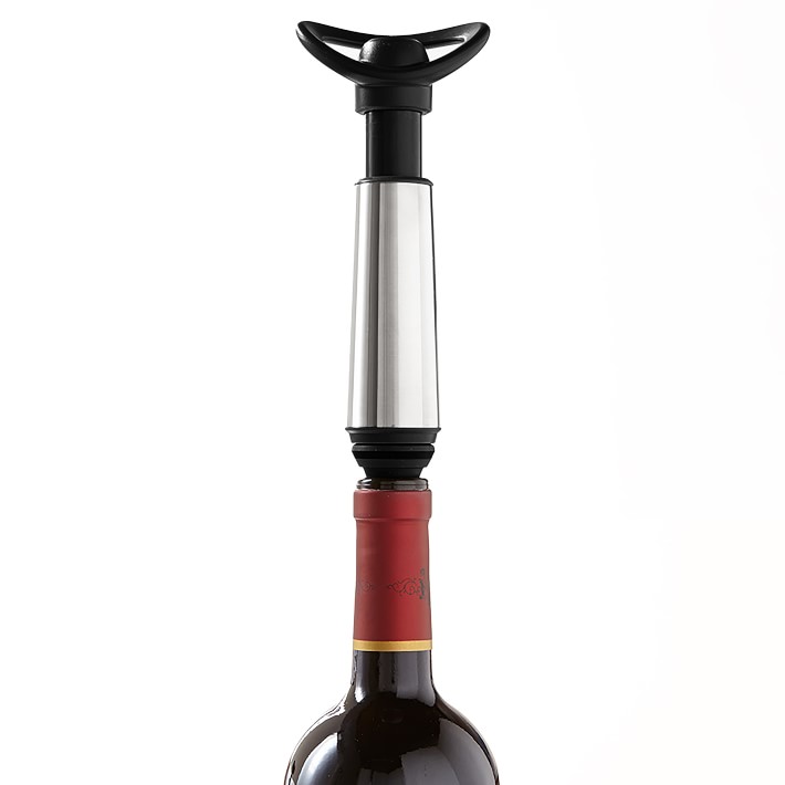 Vacu Vin Wine Saver Pump Black with Vacuum Wine Stopper - Keep Your Wine  Fresh for up to 10 Days - 1 Pump 4 Stoppers - Reusable - Made in the  Netherlands 