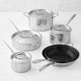 Williams Sonoma Signature Thermo-Clad&#8482; Mixed Material 10-Piece Cookware Set