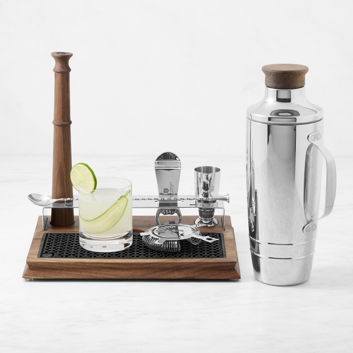 Crafthouse by Fortessa Bar Tools &amp; Stand with Jumbo Shaker
